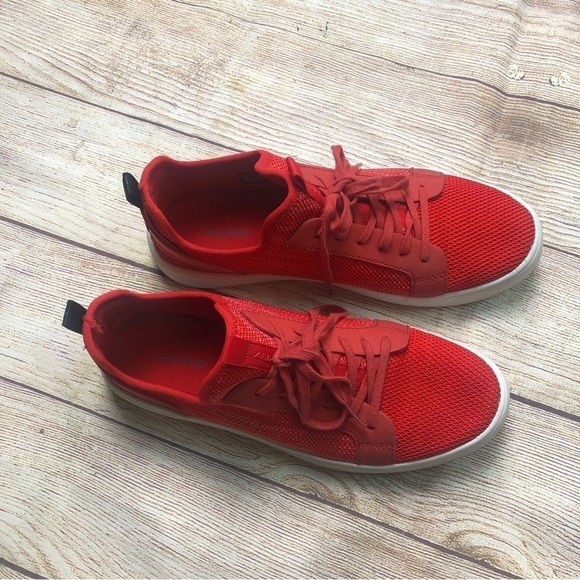 ALDO red sneakers - Picture 1 of 8
